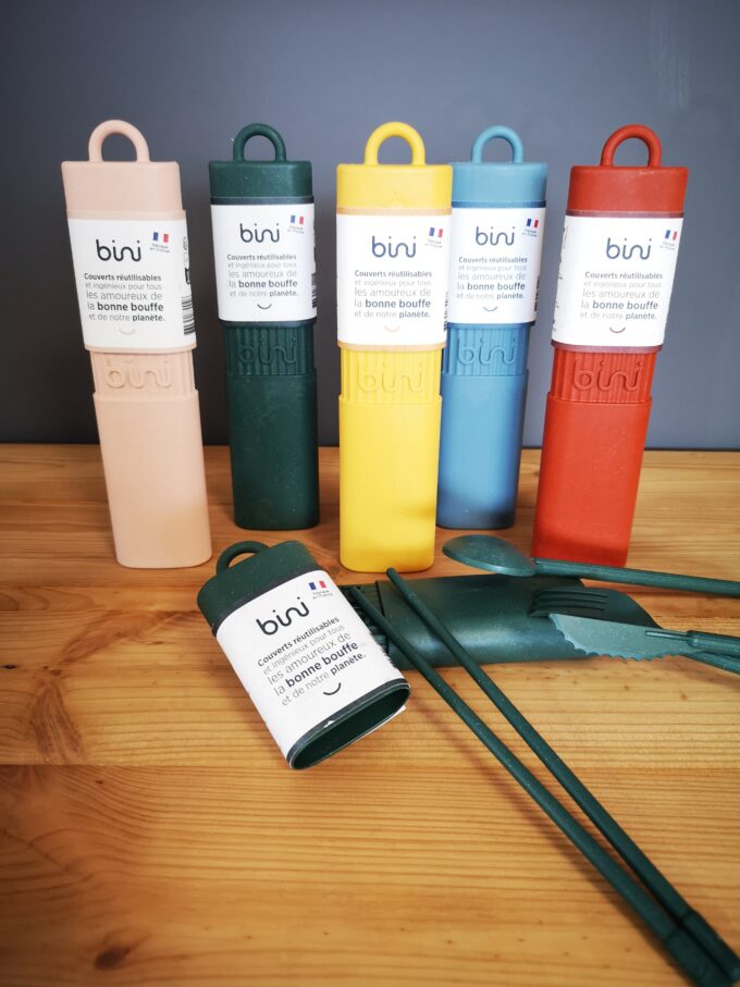Kit de couverts réutilisables BINI