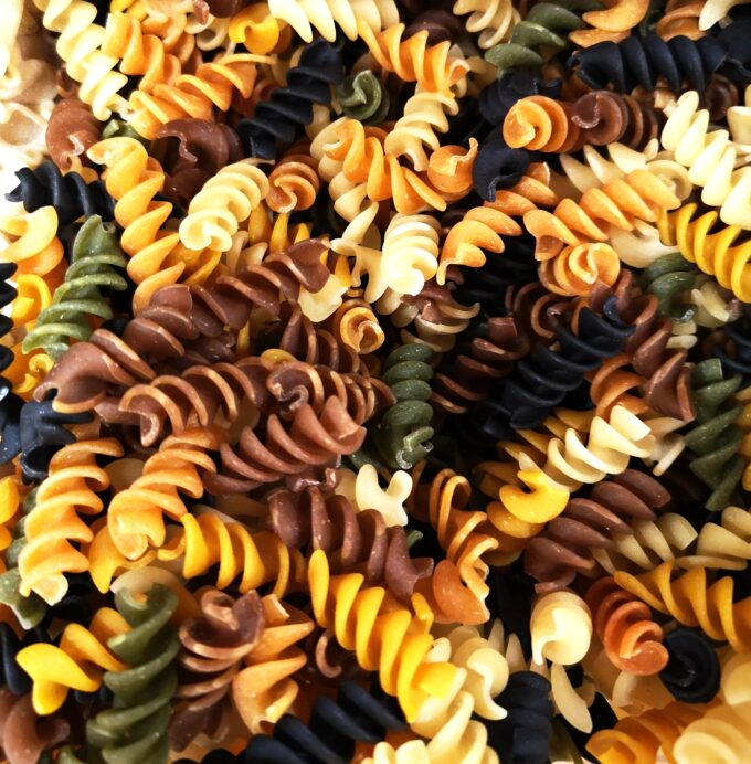 Pâtes torsades 6 saveurs