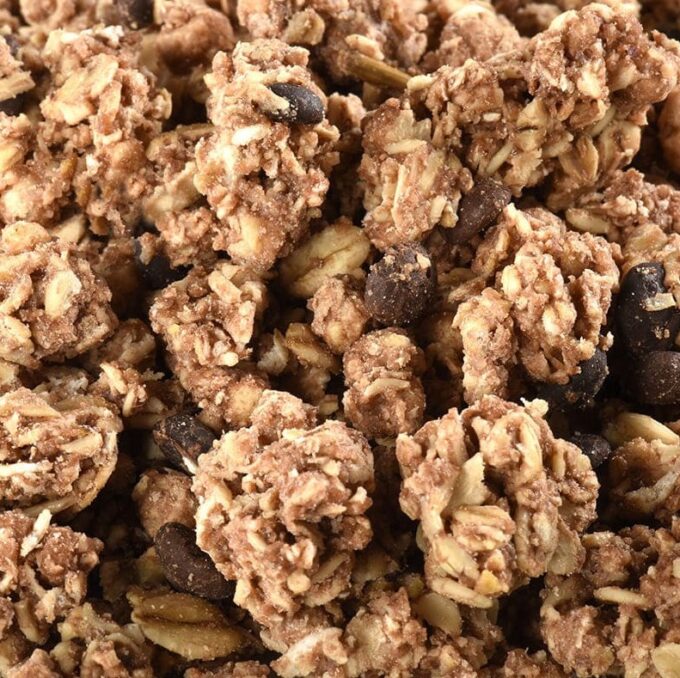 Muesli croquant au chocolat