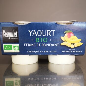 Yaourts Mangue banane Bio 500g / 4x125g
