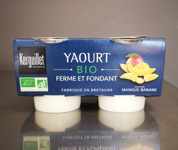 Yaourts Mangue banane Bio 500g / 4x125g