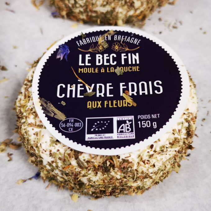 Chèvre frais aux 9 fleurs Bio