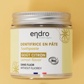 Dentifrice goût citron en pâte