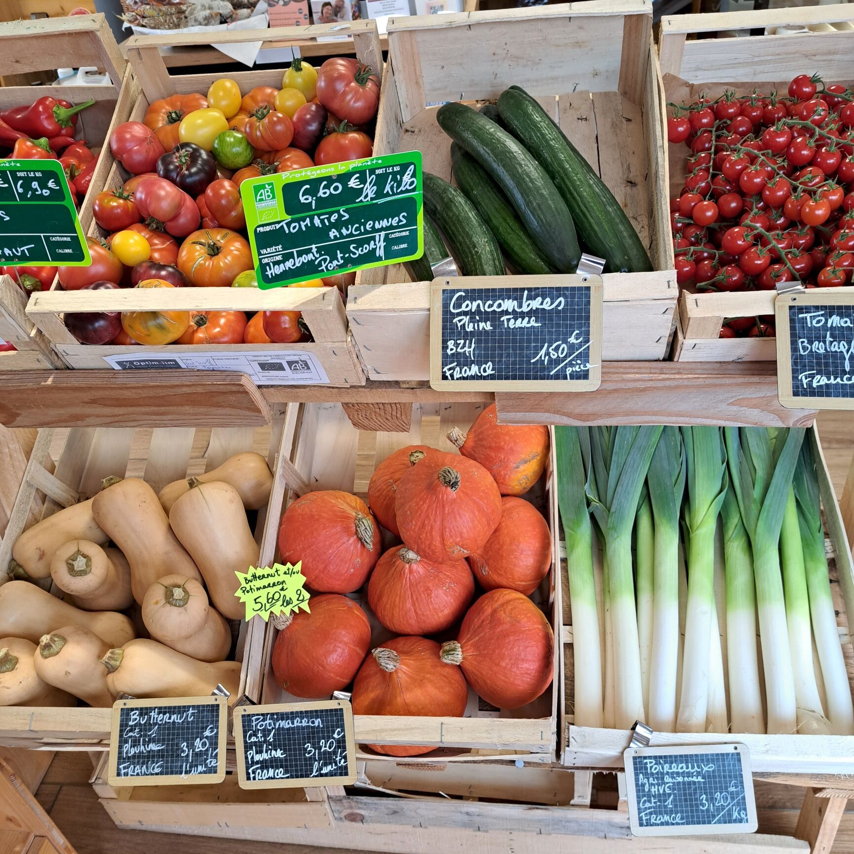 Panier de Fruits et Légumes de saison