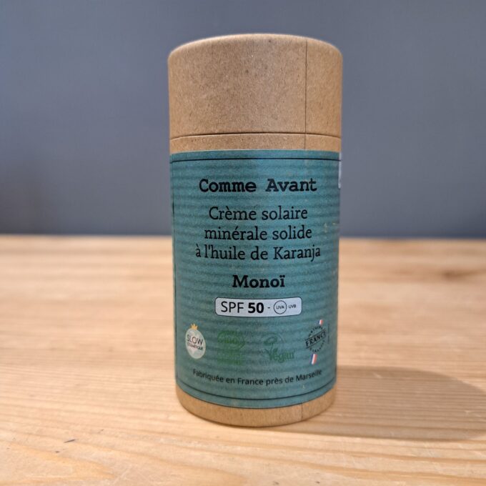 Crème solaire minérale SPF 50 Comme Avant
